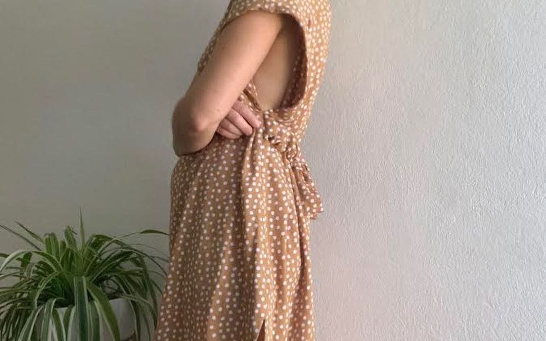 Finally! A polka dot version of the Damn Good Dress ⚪️🟤⚪️🟤