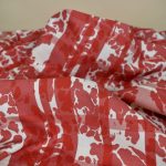 Marbled Plaid Red