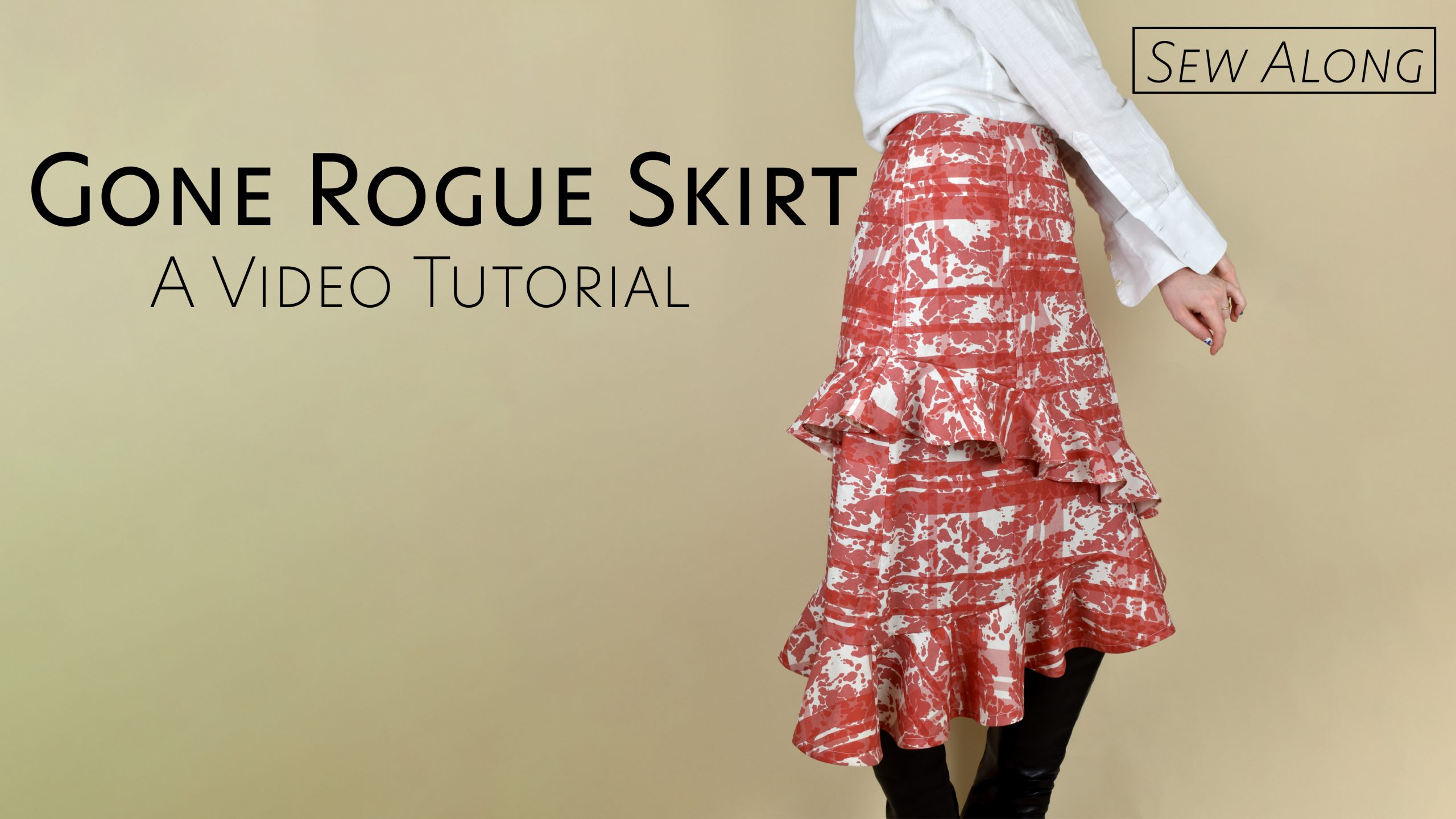 Gone Rogue Skirt PDF Pattern - Forest & Thread