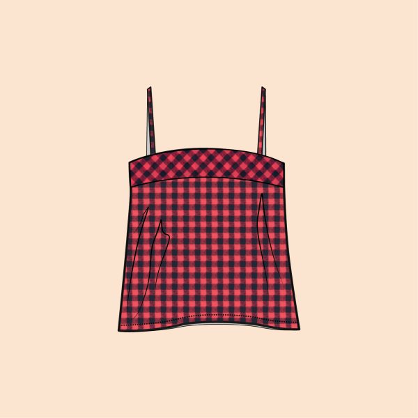 Cozy Cotton Flannel 24/7 Cami (Sizes 0-18) - Image 5